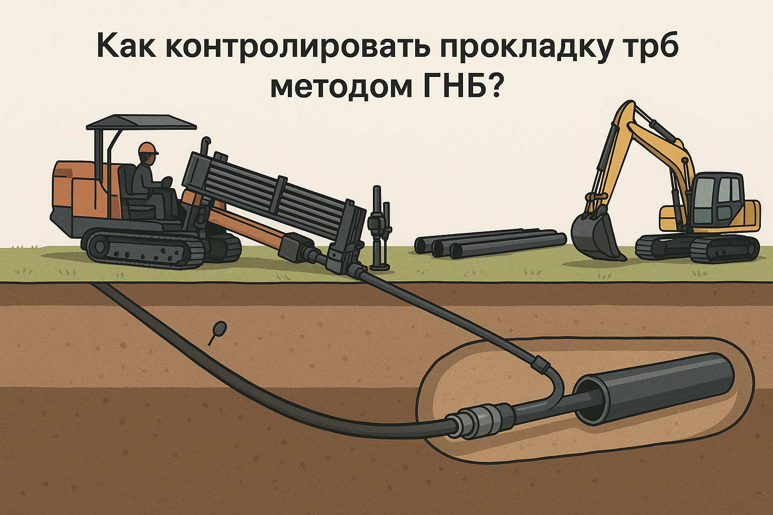 10 секретов эффективного контроля прокладки труб методом ГНБ: все, что нужно знать для успешного проекта 10 секретов эффективного контроля прокладки труб методом ГНБ: все, что нужно знать для успешного проекта
