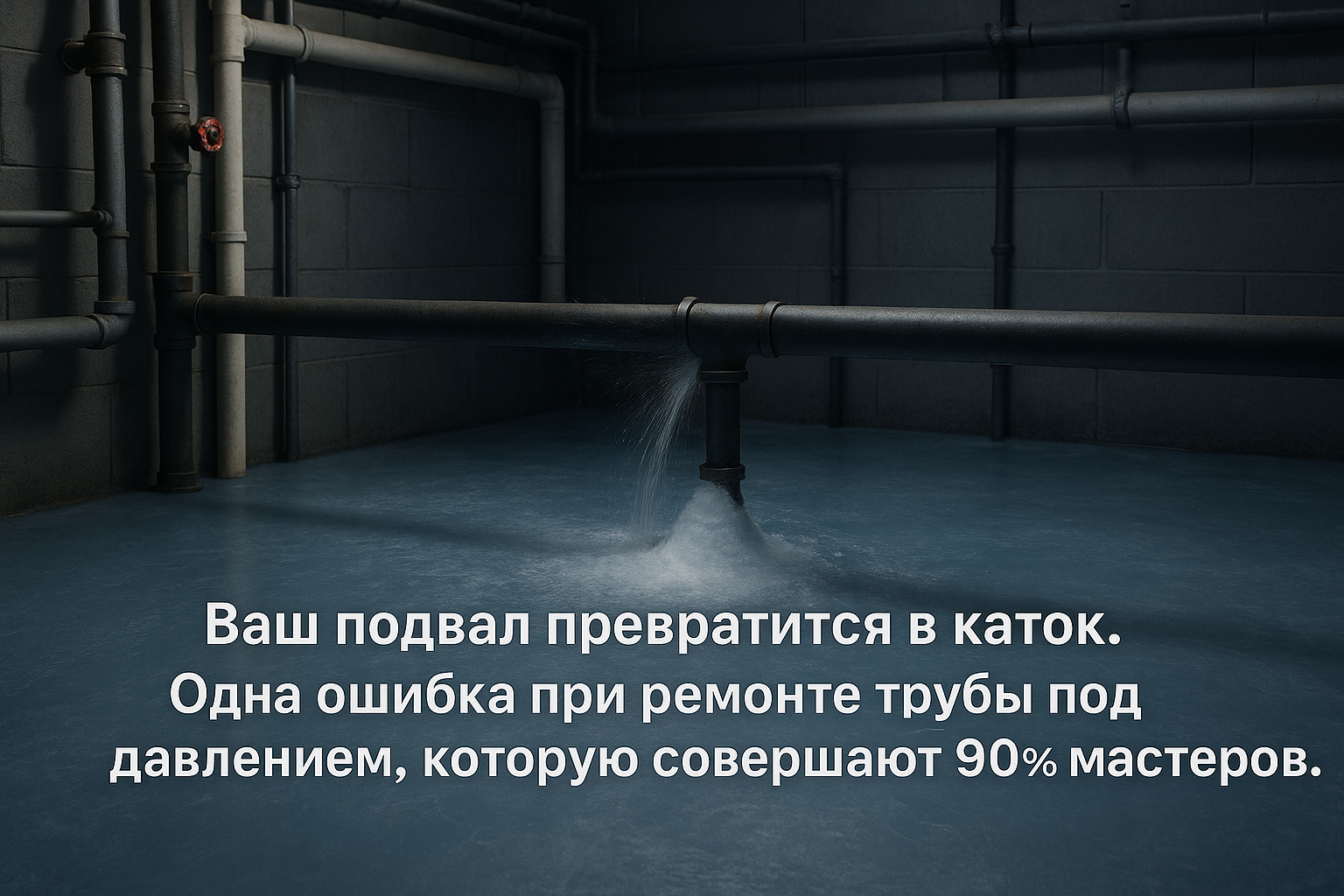 Избегите катка в подвале: 90% мастеров совершают одну ужасную ошибку при ремонте труб под давлением! Избегите катка в подвале: 90% мастеров совершают одну ужасную ошибку при ремонте труб под давлением!