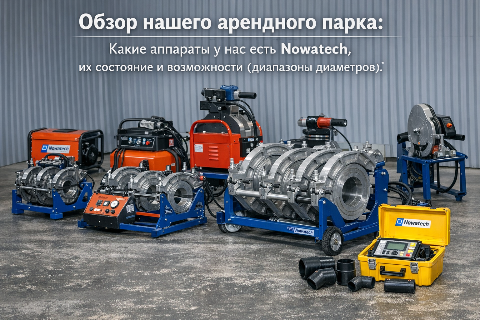 Лучшие аппараты Nowatech для аренды: все, что нужно знать о состоянии, возможностях и диапазонах диаметров Лучшие аппараты Nowatech для аренды: все, что нужно знать о состоянии, возможностях и диапазонах диаметров