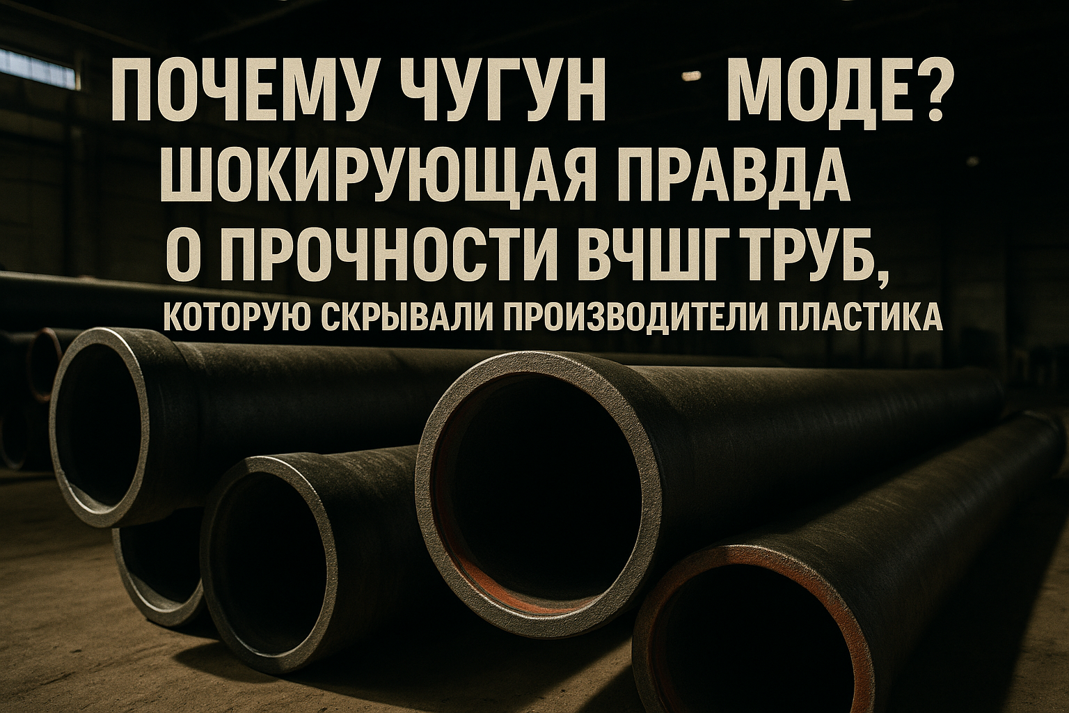 Чугун против пластика: шокирующие факты о прочности ВЧШГ труб, которые вы не знали! Чугун против пластика: шокирующие факты о прочности ВЧШГ труб, которые вы не знали!