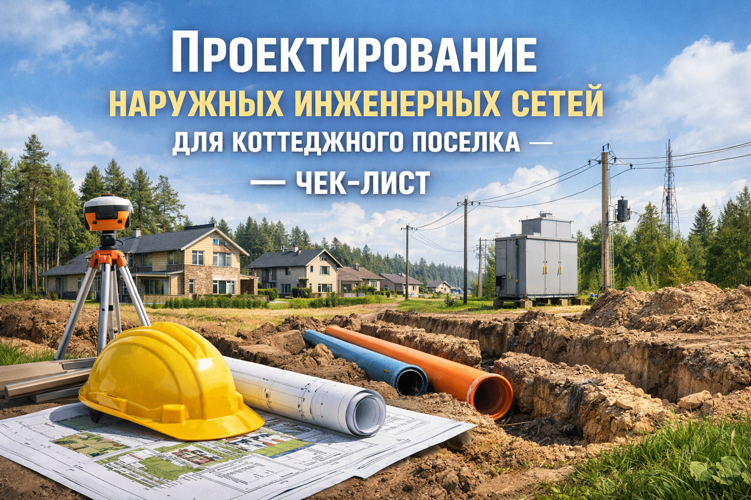 10 критических ошибок при проектировании наружных инженерных сетей для коттеджного поселка: Чек-лист для успешного старта 10 критических ошибок при проектировании наружных инженерных сетей для коттеджного поселка: Чек-лист для успешного старта