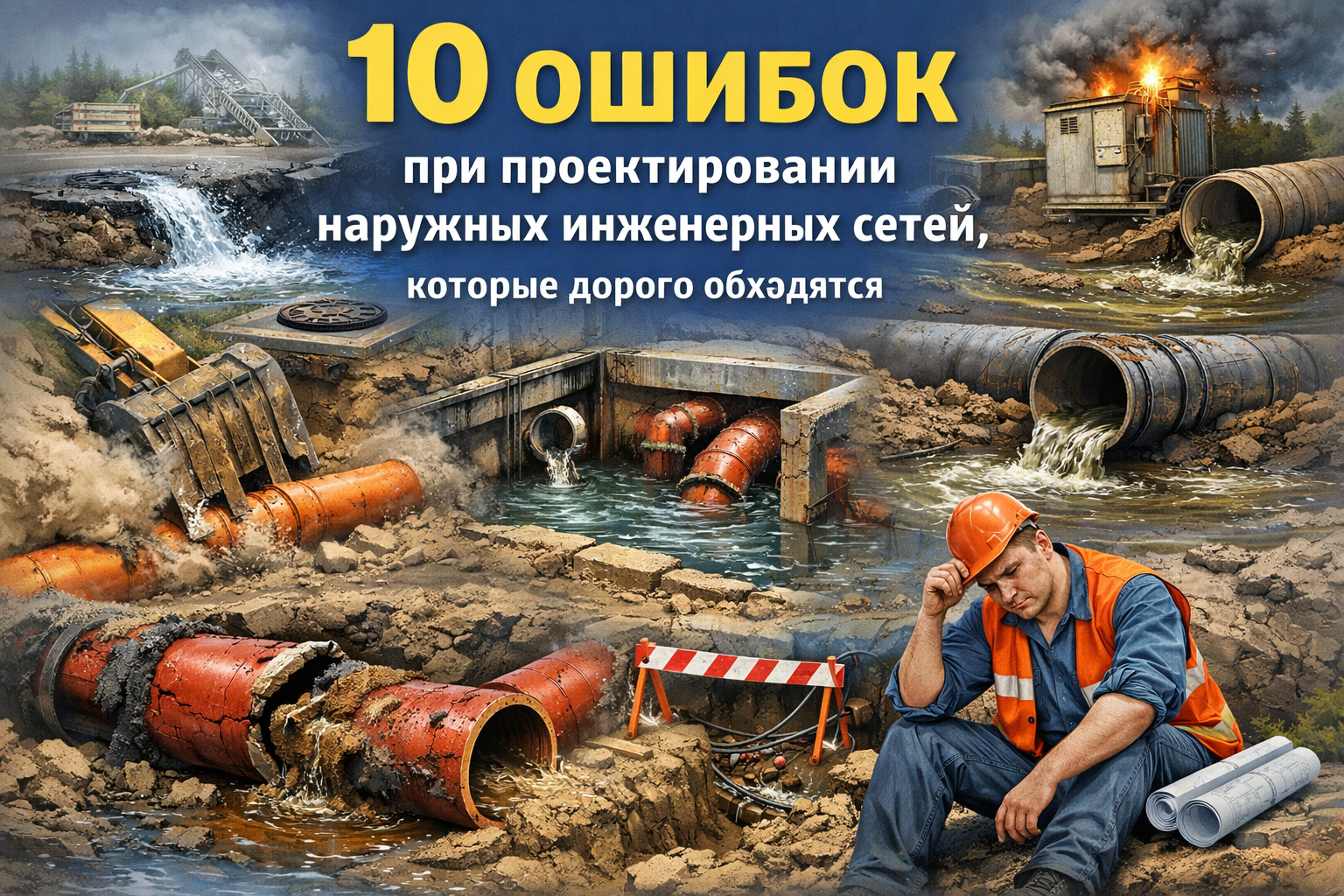 10 критических ошибок в проектировании наружных инженерных сетей: как избежать неожиданных затрат 10 критических ошибок в проектировании наружных инженерных сетей: как избежать неожиданных затрат