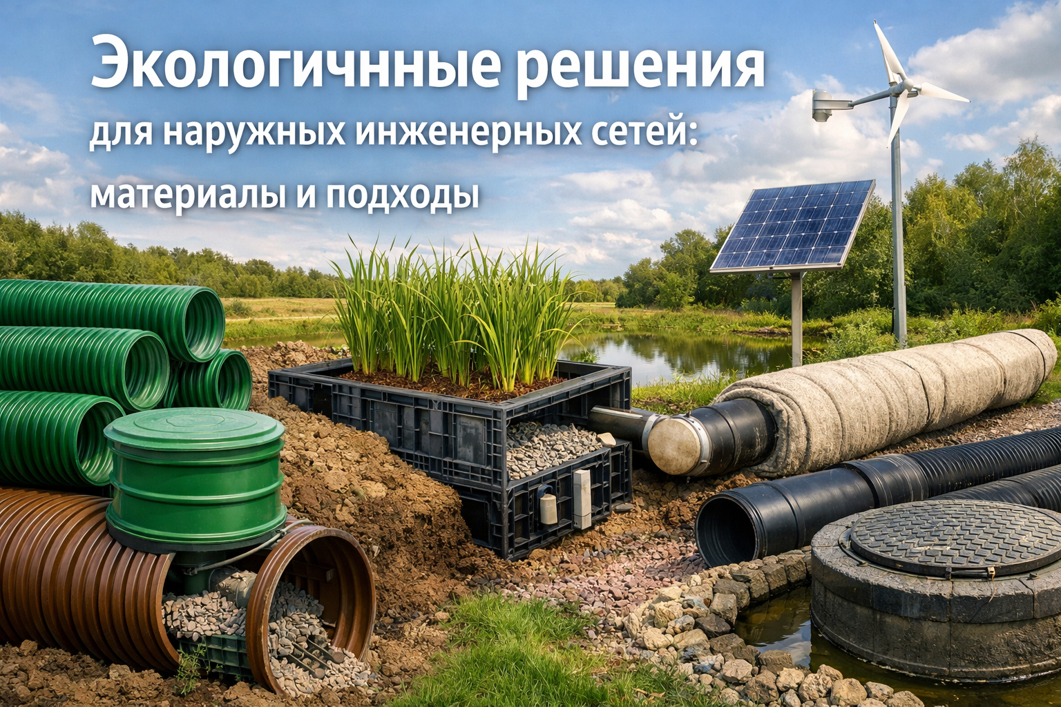 Экологичные решения для наружных инженерных сетей: 10 секретов выбора лучших материалов за копейки Экологичные решения для наружных инженерных сетей: 10 секретов выбора лучших материалов за копейки