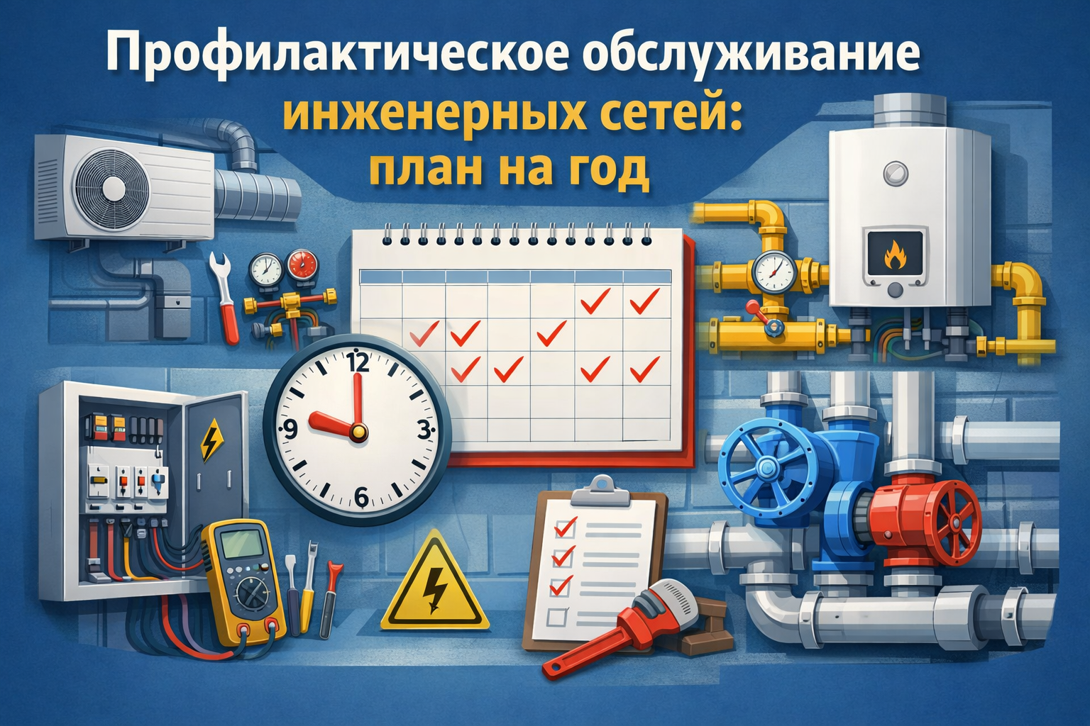 Секреты эффективного профилактического обслуживания инженерных сетей: годовой план для успешного управления Секреты эффективного профилактического обслуживания инженерных сетей: годовой план для успешного управления