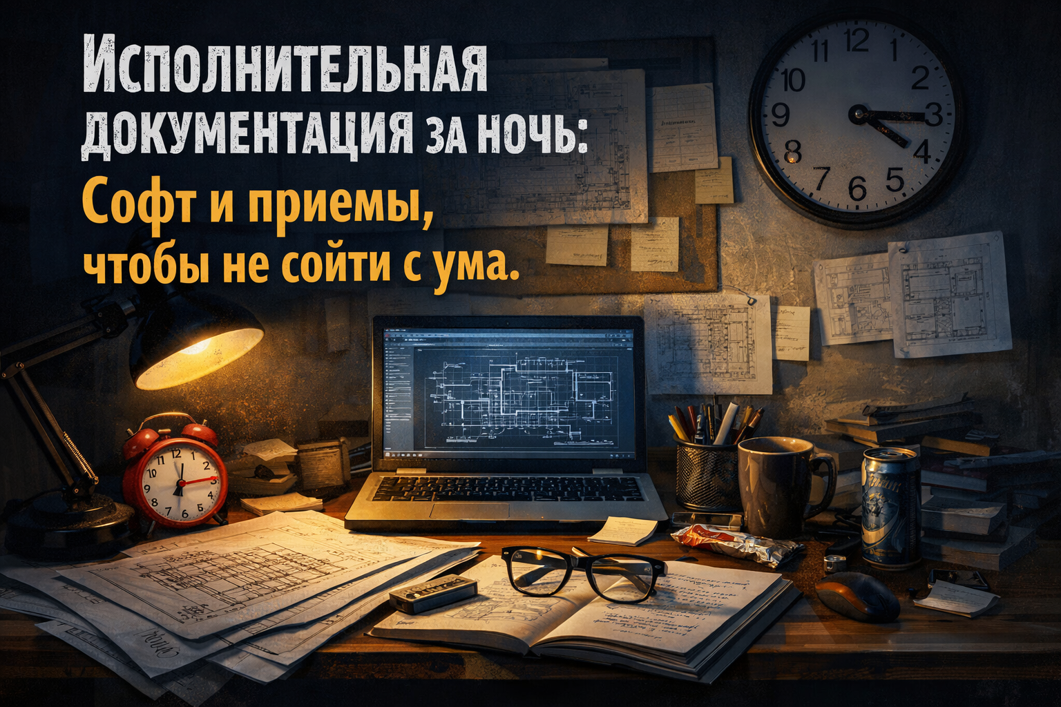 Исполнительная документация за ночь: 7 секретных методов и программ, чтобы успеть без стресса