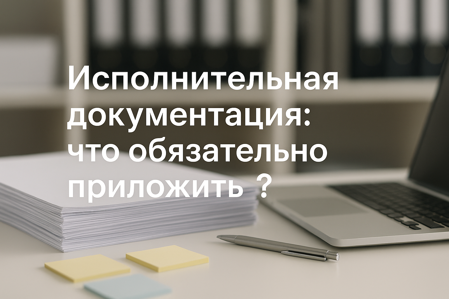 Исполнительная документация: 5 обязательных приложений, о которых вы могли не знать Исполнительная документация: 5 обязательных приложений, о которых вы могли не знать