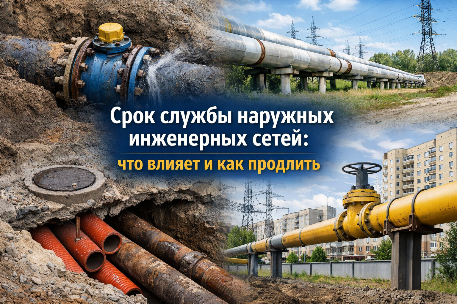 Как продлить срок службы наружных инженерных сетей: секреты и методы, которые работают Как продлить срок службы наружных инженерных сетей: секреты и методы, которые работают