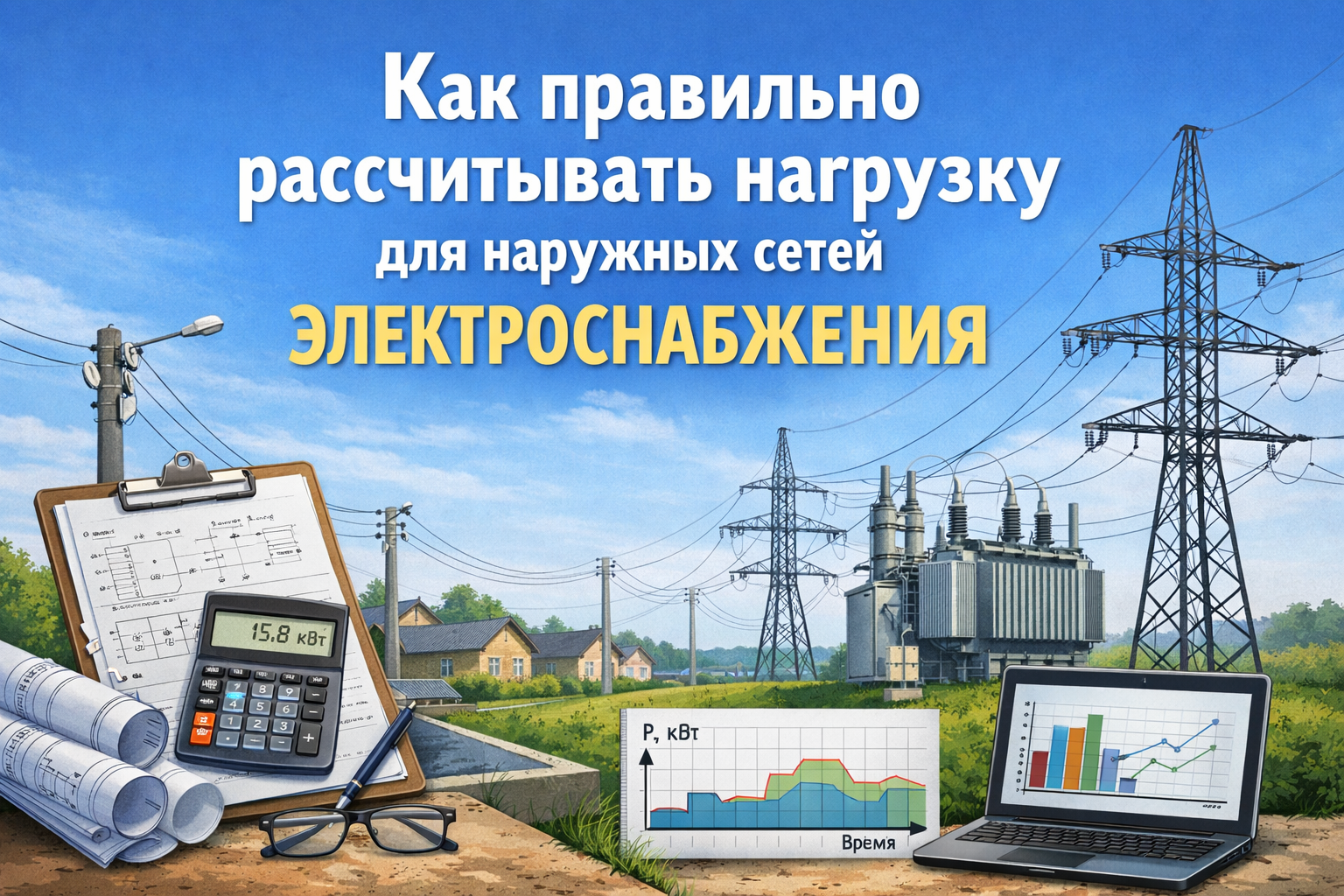 Ошибки при расчете нагрузки для наружных сетей электроснабжения: все, что нужно знать новичкам Ошибки при расчете нагрузки для наружных сетей электроснабжения: все, что нужно знать новичкам