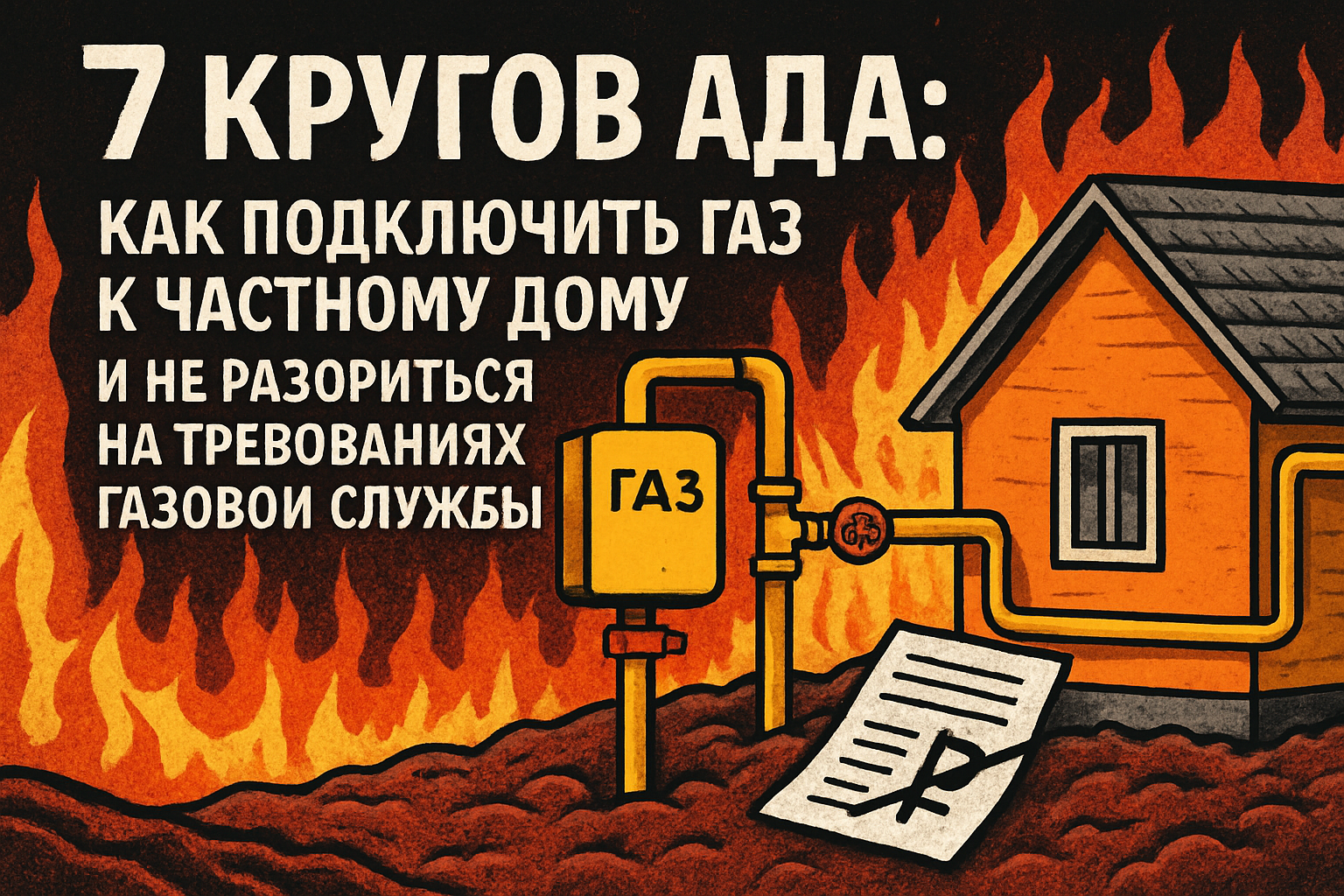 Пять секретов, как подключить газ к частному дому без лишних затрат и головной боли Пять секретов, как подключить газ к частному дому без лишних затрат и головной боли