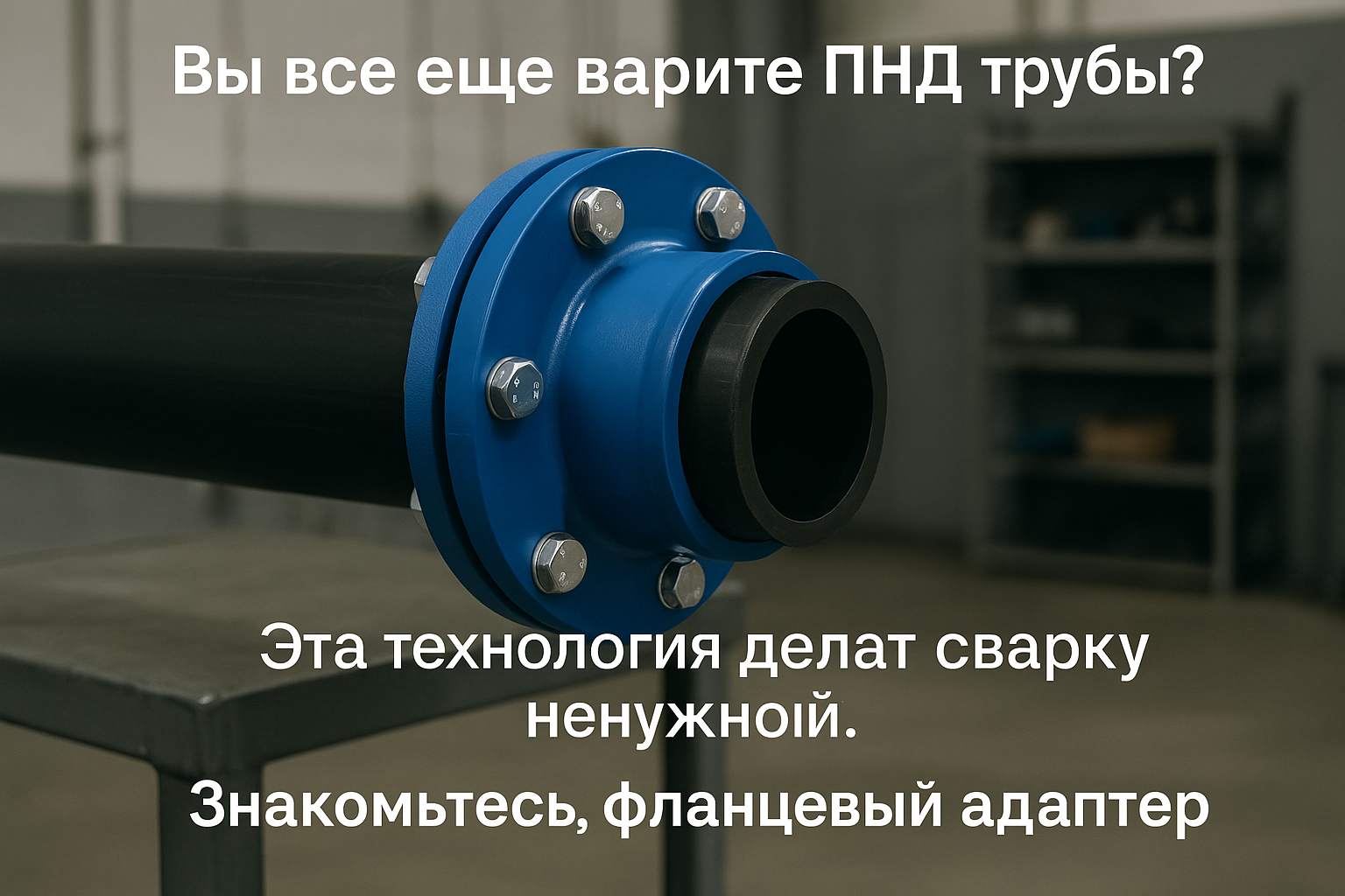 Узнайте, как фланцевый адаптер избавит вас от сварки ПНД труб навсегда!