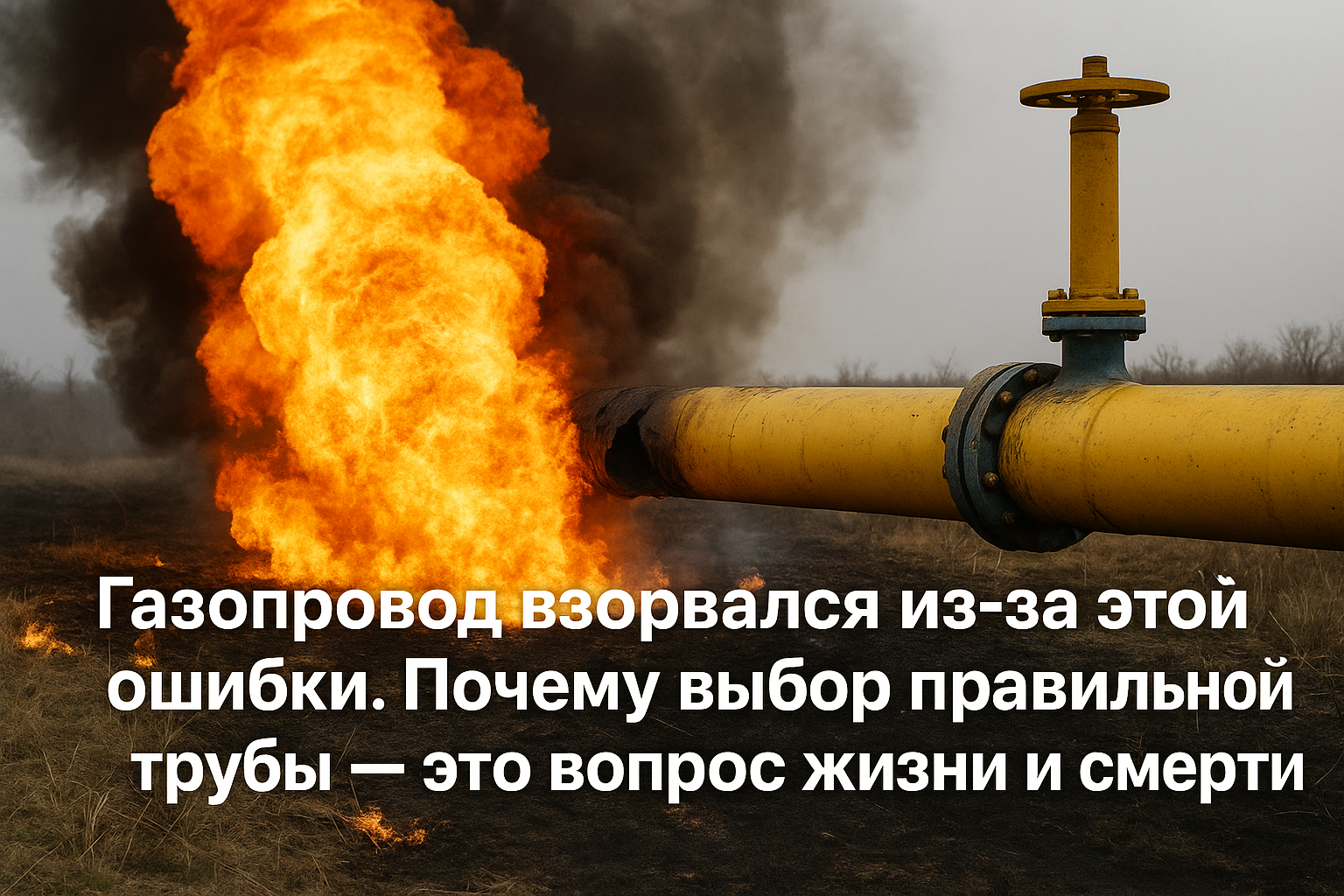 Выбор трубы для газопровода: 7 смертельных ошибок, которые могут стоить жизни