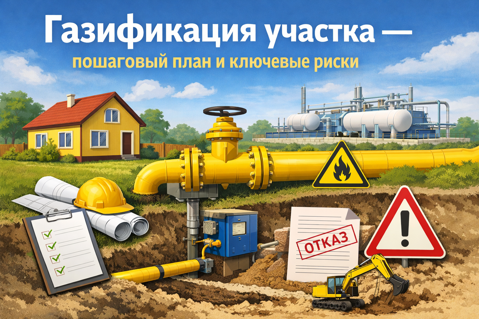 Газификация участка: все, что нужно знать о пошаговом плане и основных рисках Газификация участка: все, что нужно знать о пошаговом плане и основных рисках