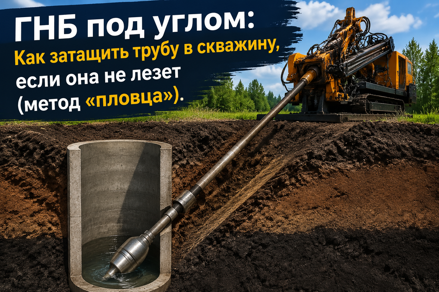 ГНБ под углом секреты