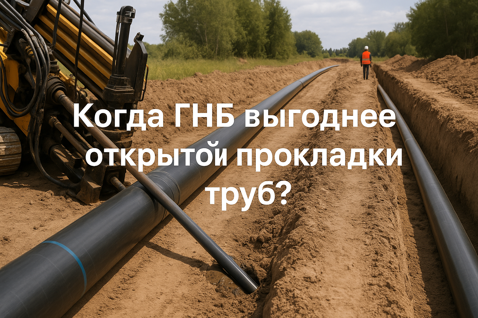 ГНБ vs Открытая прокладка труб: 5 секретов, чтобы выбрать самый выгодный метод! ГНБ vs Открытая прокладка труб: 5 секретов, чтобы выбрать самый выгодный метод!