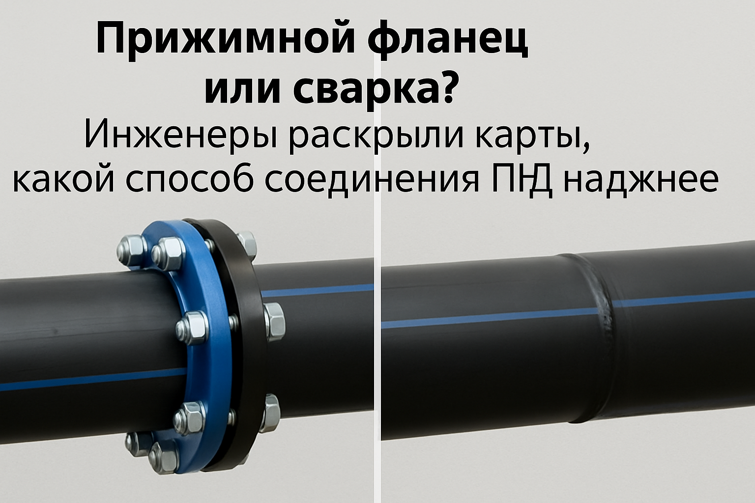 Секреты надежного соединения ПНД: прижимной фланец или сварка — что выбрать? Секреты надежного соединения ПНД: прижимной фланец или сварка — что выбрать?