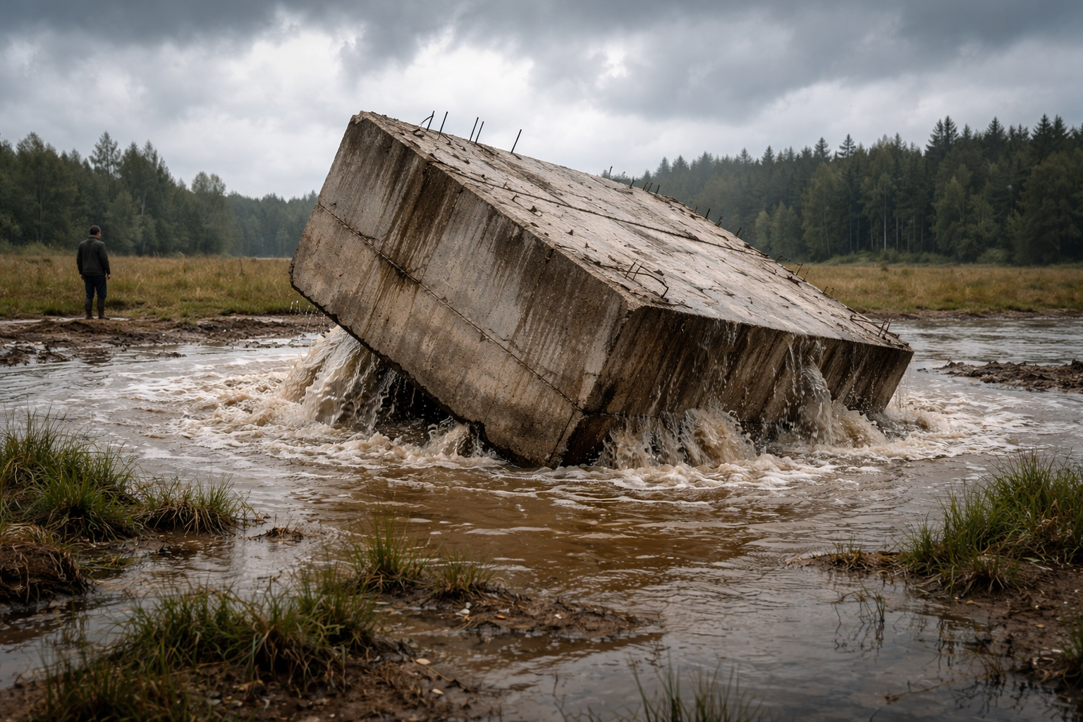 ошибки-бетонирование-КНС-грунтовые-воды