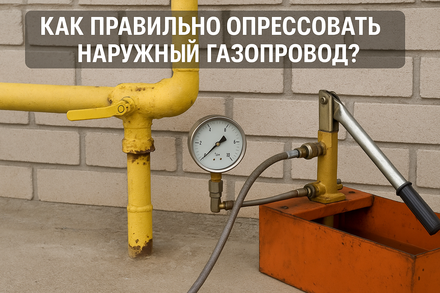 Как быстро и просто опрессовать наружный газопровод: лучшие методы и секреты безопасности Как быстро и просто опрессовать наружный газопровод: лучшие методы и секреты безопасности