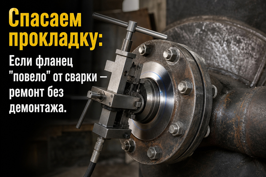 ремонт_фланца_без_демонтажа