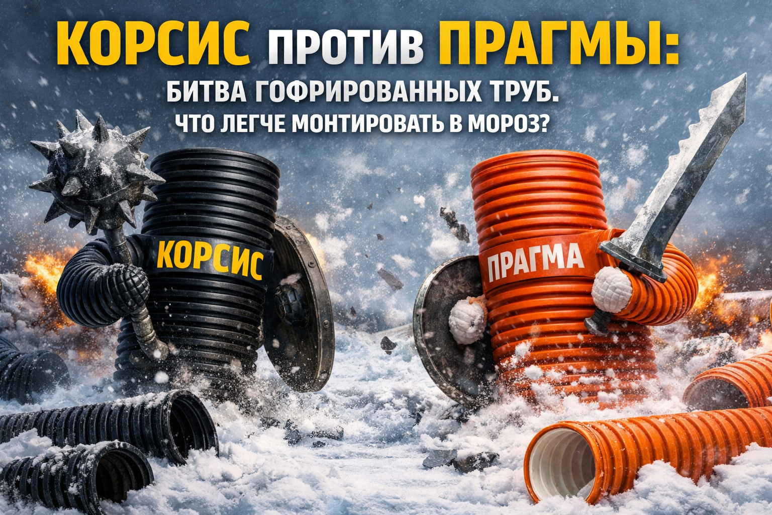 Секреты монтажа: Корсис или Прагма — что выбрать для установки в мороз? Секреты монтажа: Корсис или Прагма — что выбрать для установки в мороз?