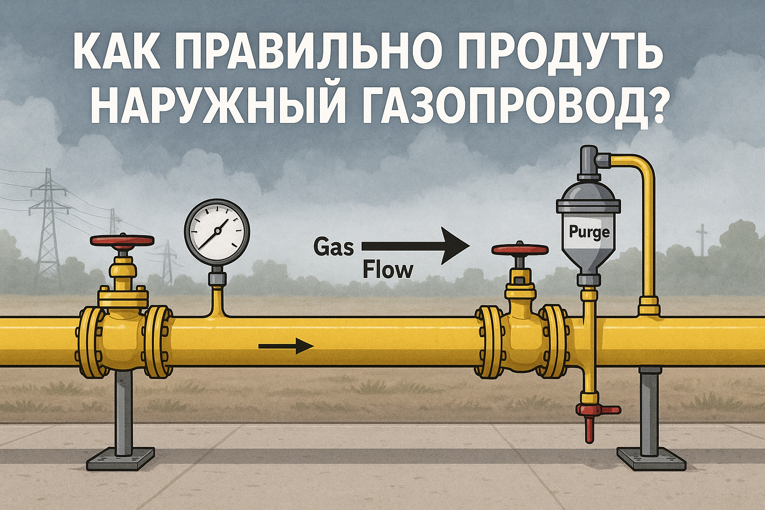 Секреты правильного продува наружного газопровода: все, что нужно знать для безопасной эксплуатации
