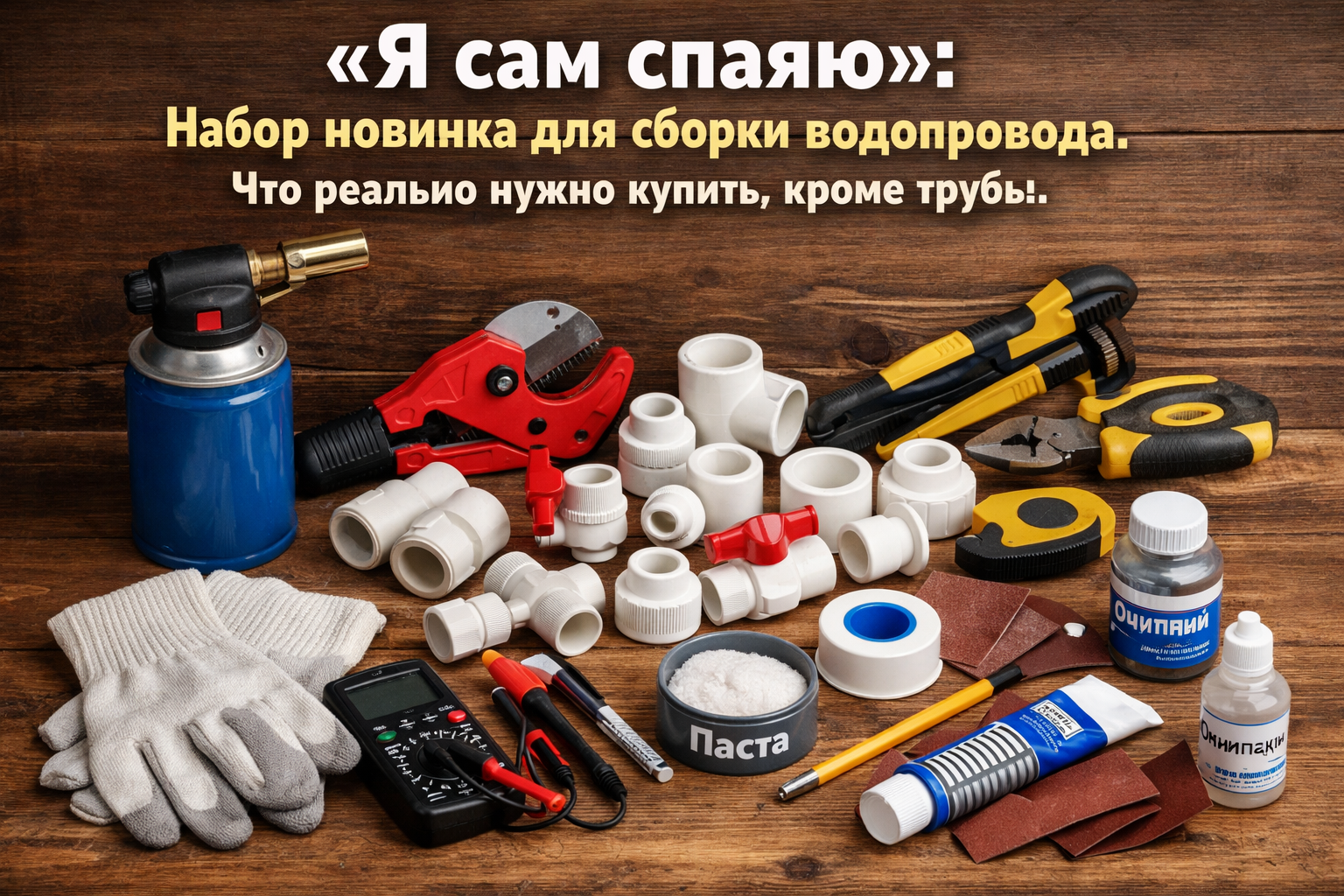 Секреты покупки: 7 необходимых инструментов для сборки водопровода своими руками за копейки