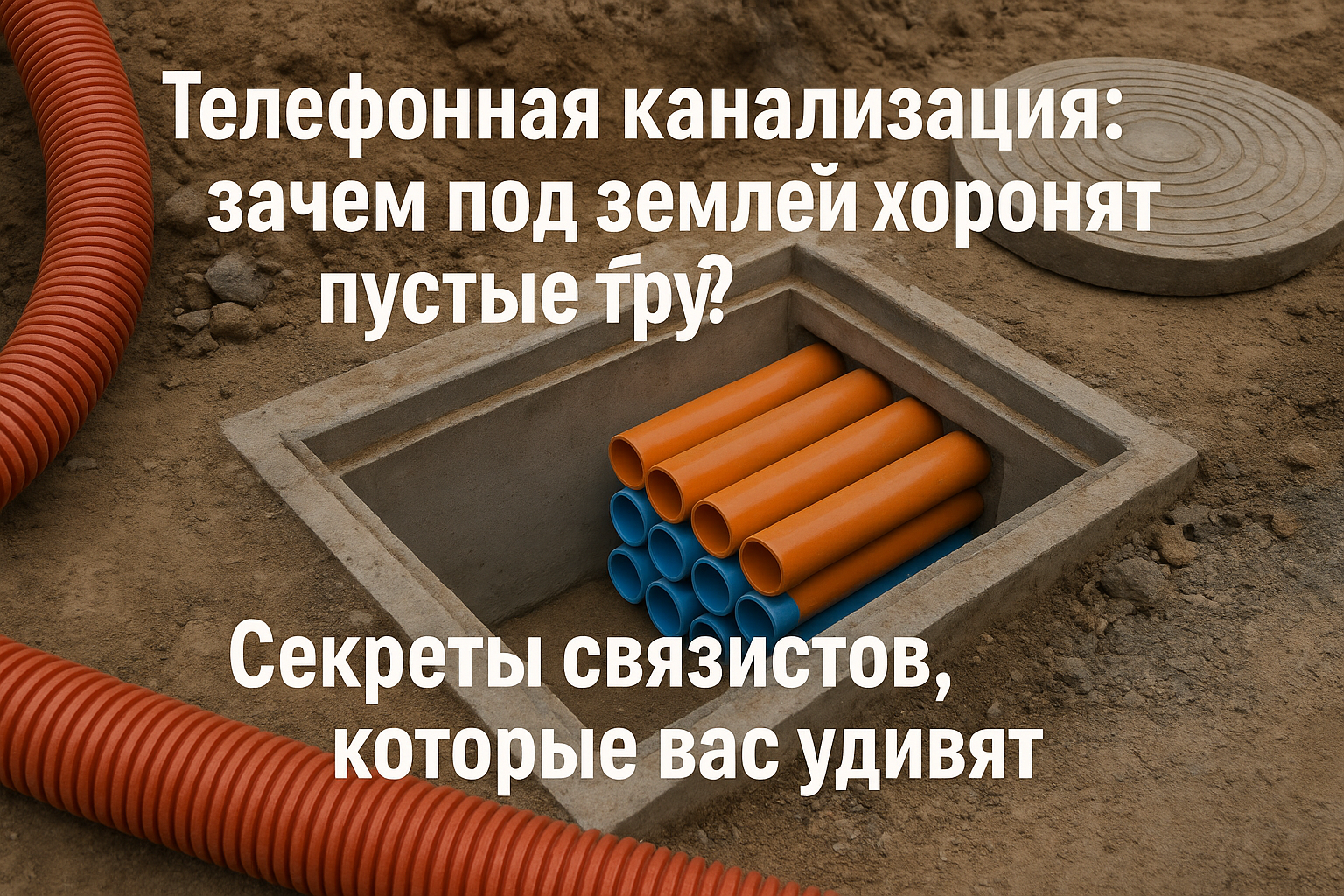 Телефонная канализация: 7 неожиданных фактов о пустых трубах под землёй, которые изменят ваше представление о связи Телефонная канализация: 7 неожиданных фактов о пустых трубах под землёй, которые изменят ваше представление о связи