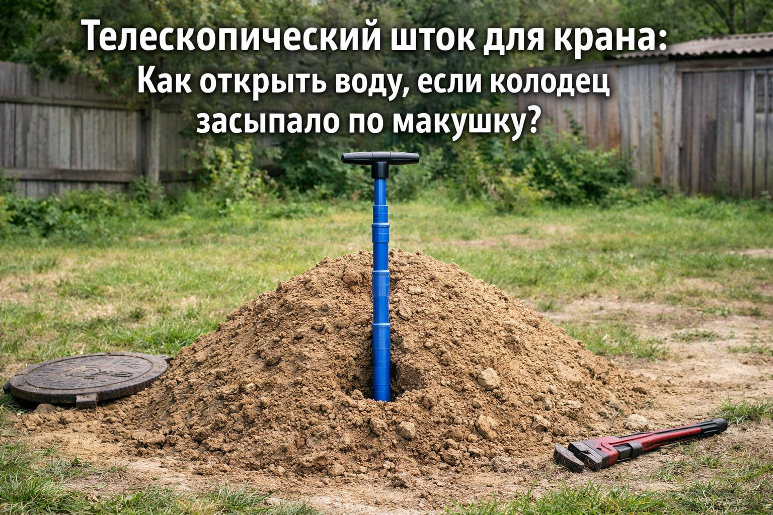 Телескопический шток для крана: Лучшие способы открыть воду в засыпанном колодце и не разориться Телескопический шток для крана: Лучшие способы открыть воду в засыпанном колодце и не разориться