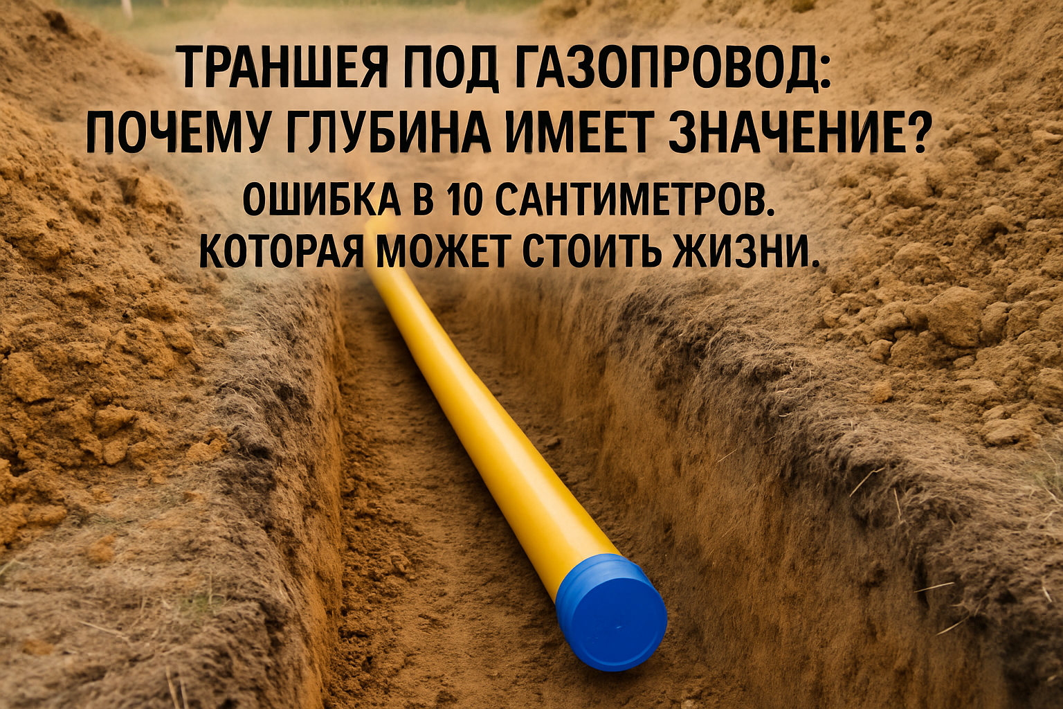Траншея под газопровод: 5 критических ошибок, которые могут стоить вам жизни Траншея под газопровод: 5 критических ошибок, которые могут стоить вам жизни