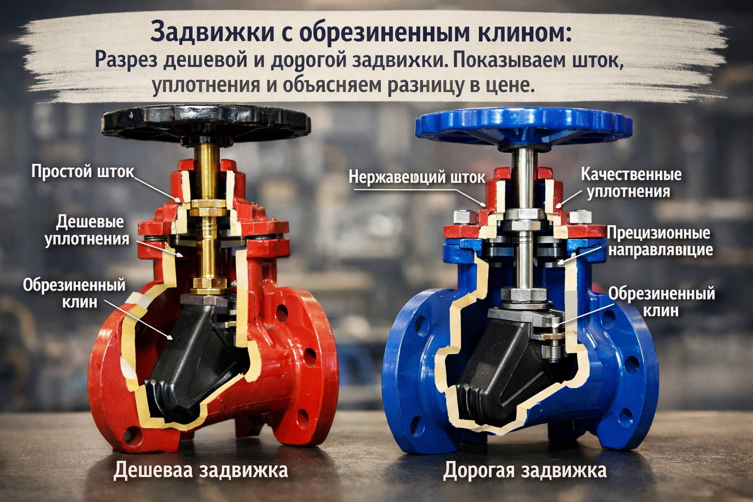 Ошибки при выборе задвижек с обрезиненным клином: как не переплатить и выбрать лучшее за копейки Ошибки при выборе задвижек с обрезиненным клином: как не переплатить и выбрать лучшее за копейки