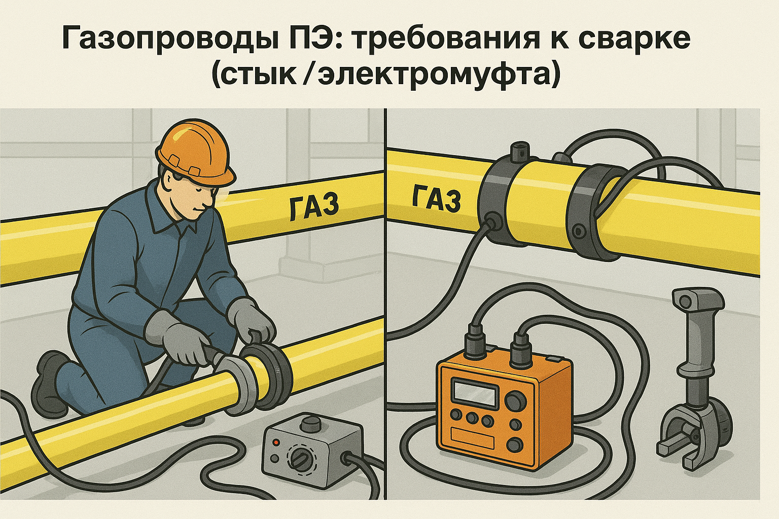 Ошибки при сварке газопроводов ПЭ: все, что нужно знать о стыке и электромуфтах Ошибки при сварке газопроводов ПЭ: все, что нужно знать о стыке и электромуфтах