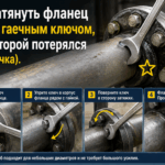 затянуть_фланец_гаечным_ключом